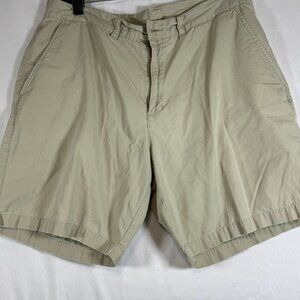 Patagonia Mens Beige Cotton Twill Chino Shorts Size 36 Casual Wear Durable Fabri